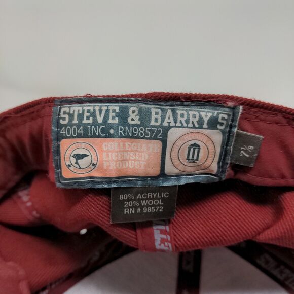 Steve & Barry's IU Indiana Hoosiers Strapback Hat Red 7 1/8 Embroidered Logo - Picture 10 of 10